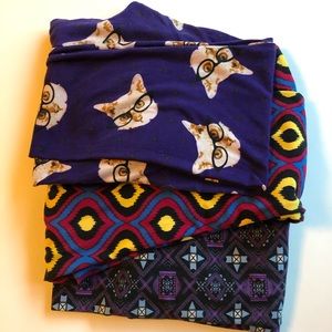 GUC! LULAROE TC LEGGINGS SOCUTE!!